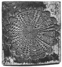 Cookie mold (19th century) from the collection of Smolensk museum